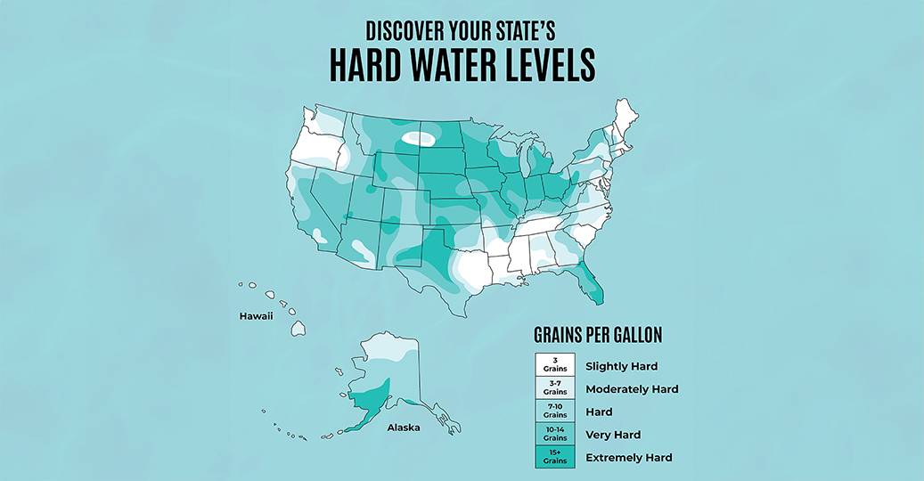 Hard Water Map USA