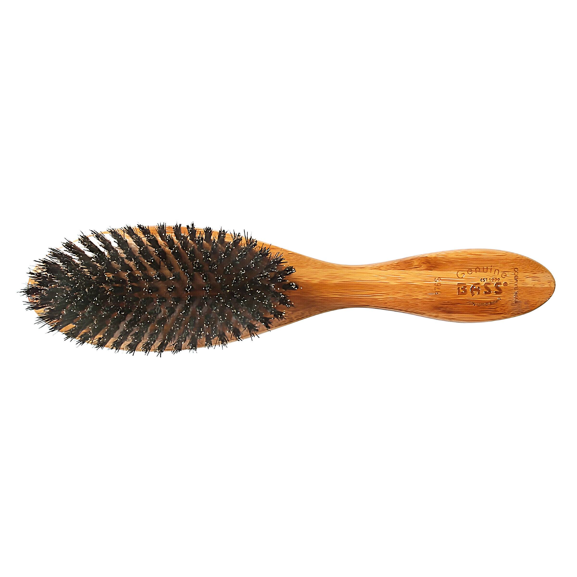 Shine&Condition Pure Natural Boar Bristle FIRM Bamboo Handle