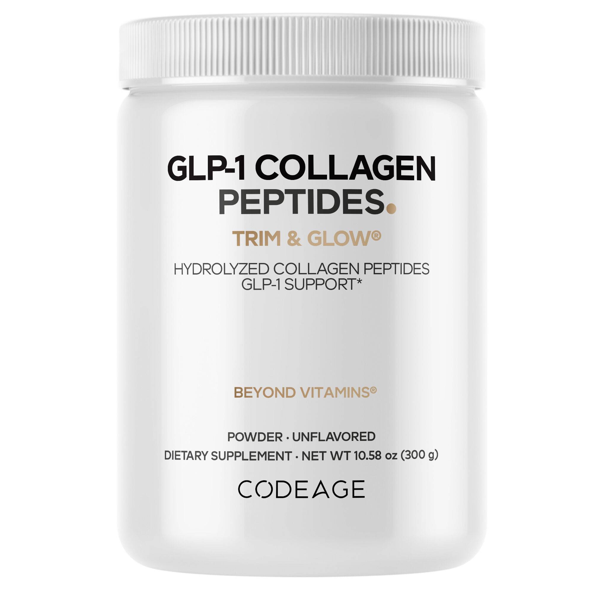 GLP-1 Collagen Powder Supplement - Collagen Peptides Type I & III