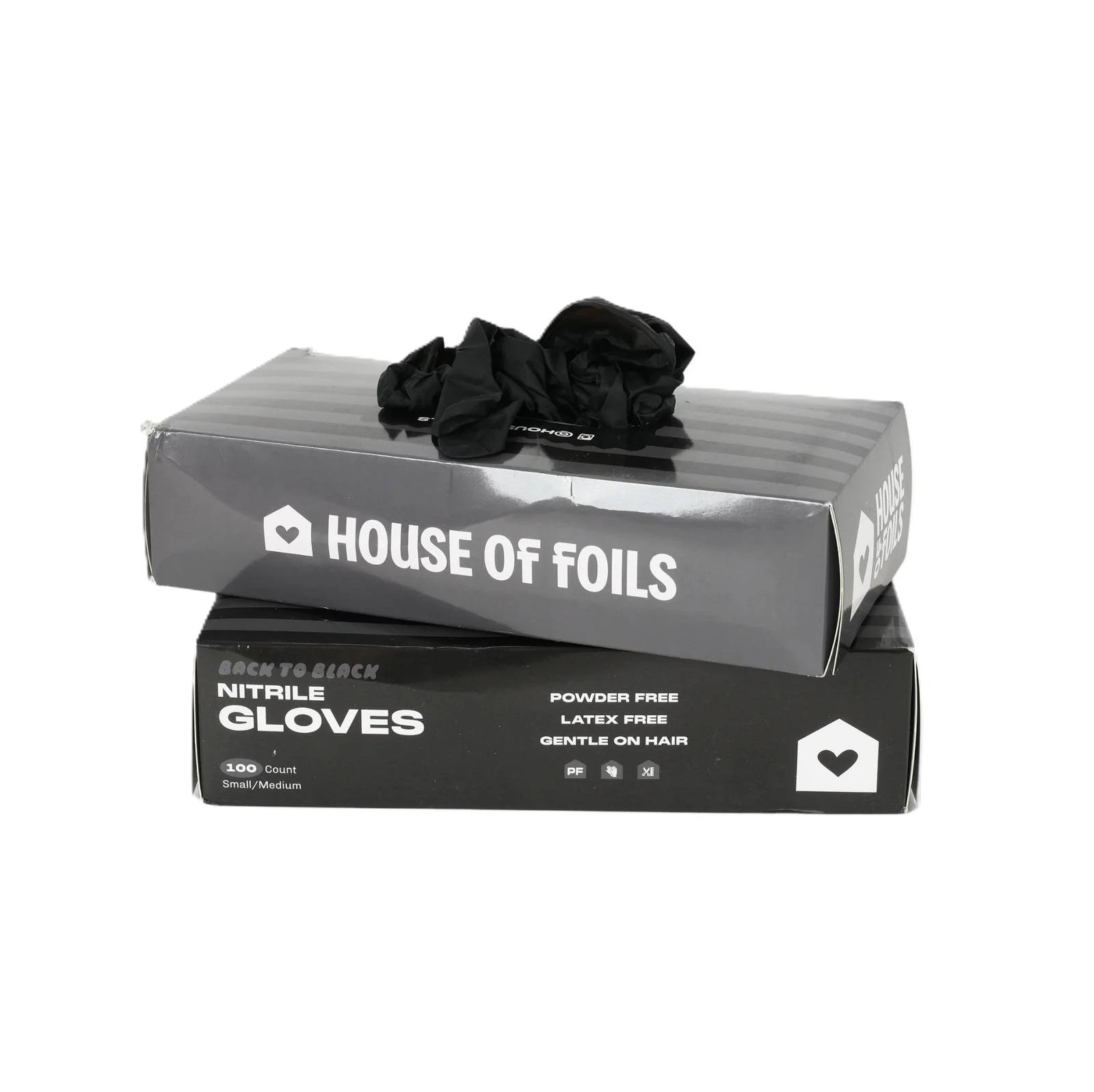 Black Nitrile Gloves (Small/Medium)
