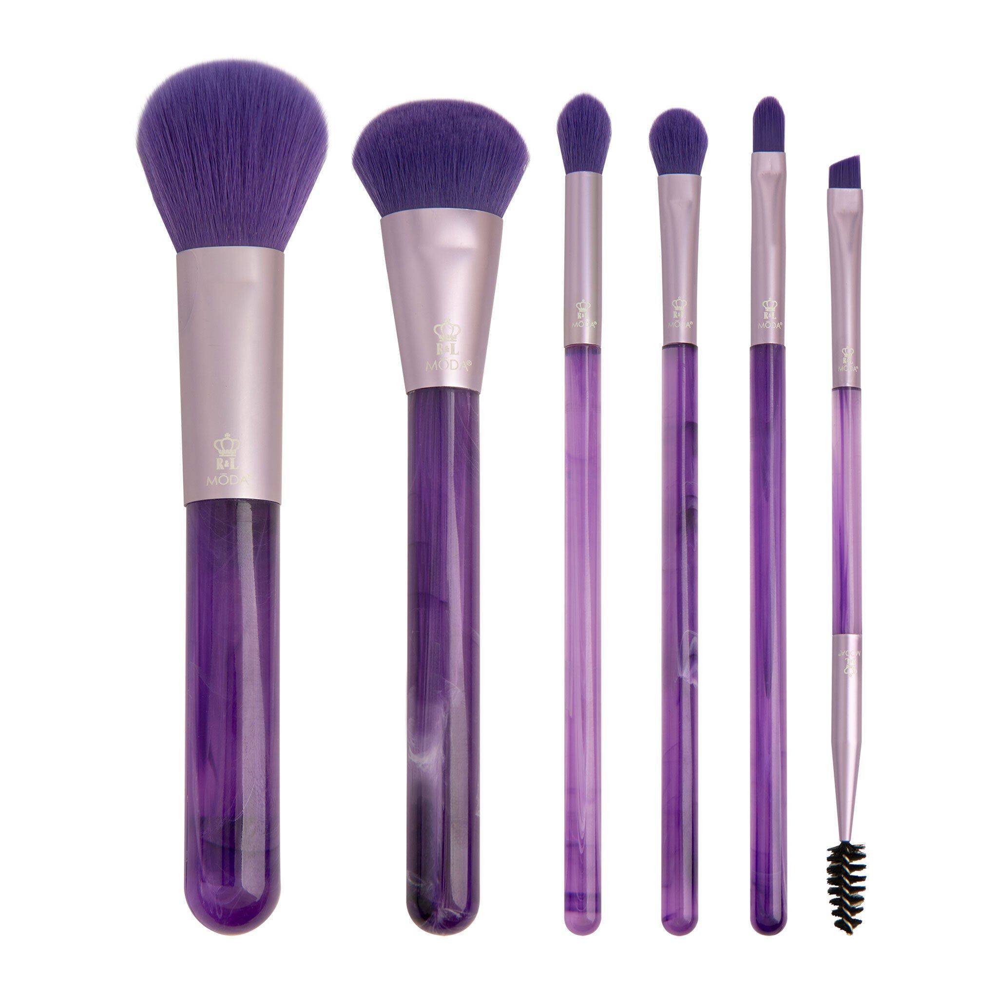 Smoke Show Purple 6pc Makeup Brush Kit