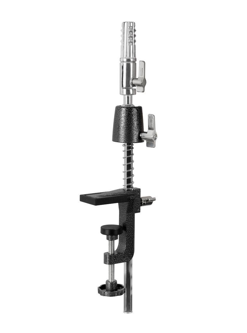 Adjustable Heavy-Duty Mannequin Head Table Mount C-Clamp Stand