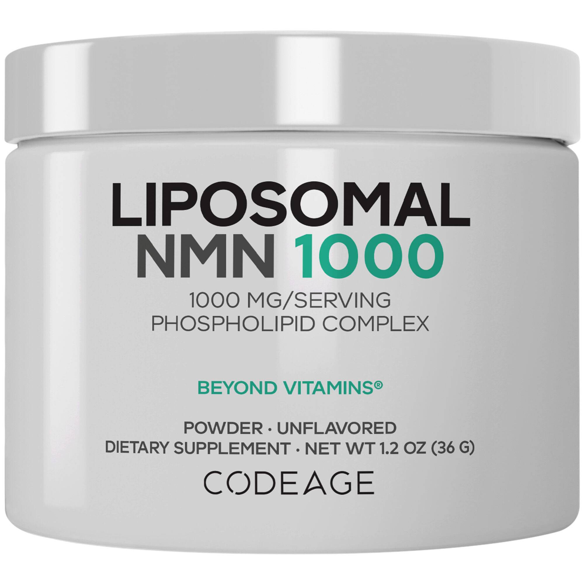 Liposomal NMN 1000mg Powder Nicotinamide Mononucleotide NAD+ Precursor