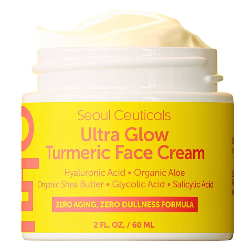 Korean Skincare Ultra Glow Turmeric Face Cream 2 oz