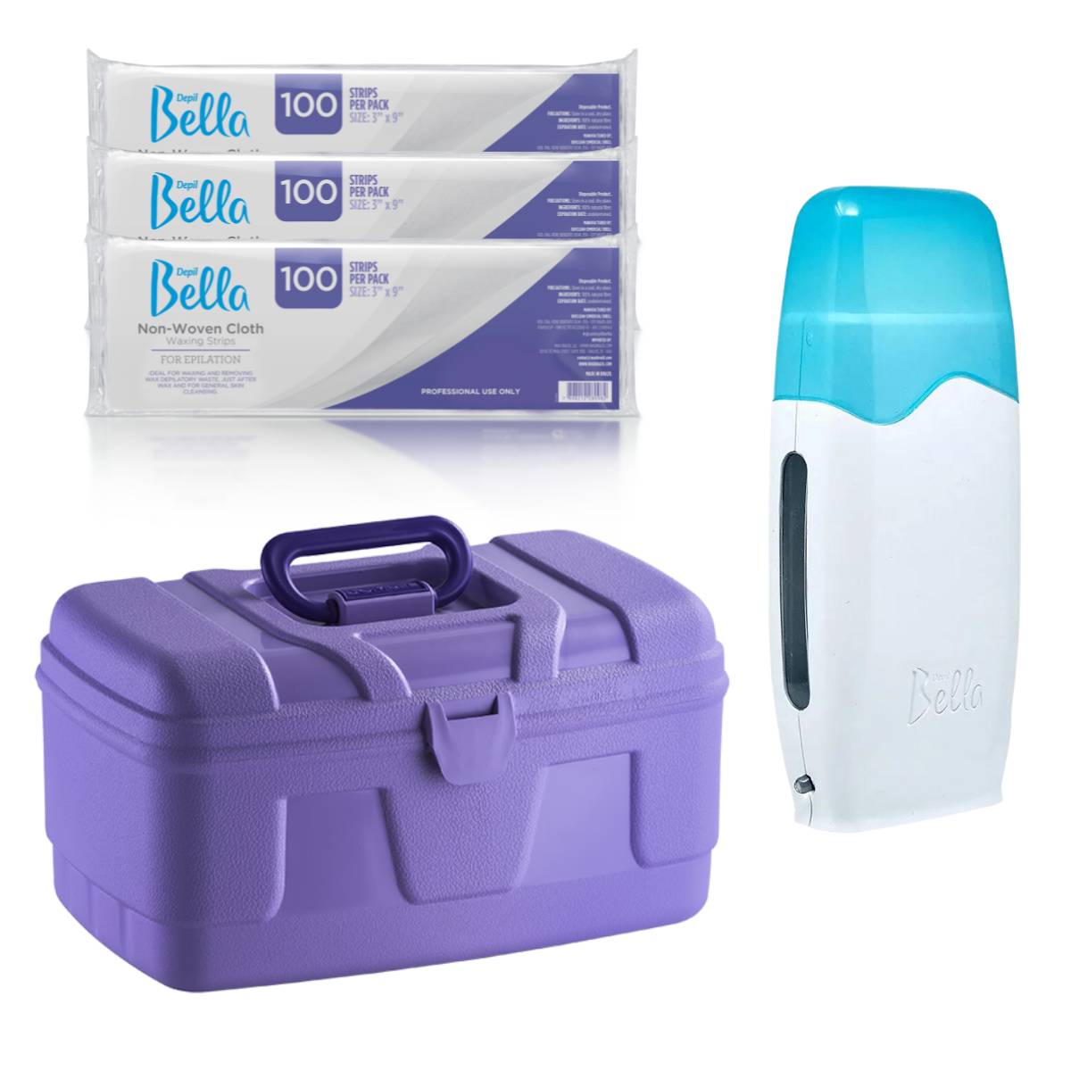 3 Non-Woven Cloths, Automatic Warmer Device, and Purple Plastic Case