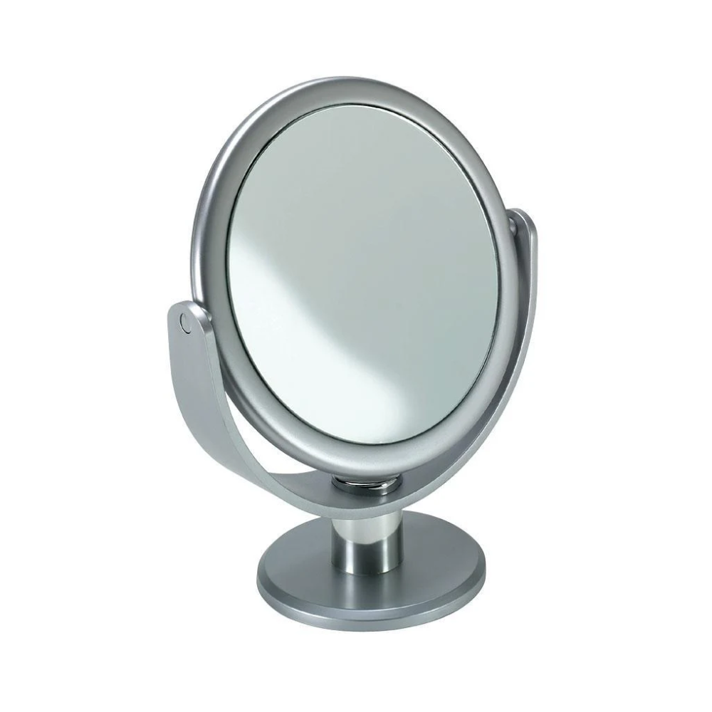 Two Way Magnifying Mirror - Silver