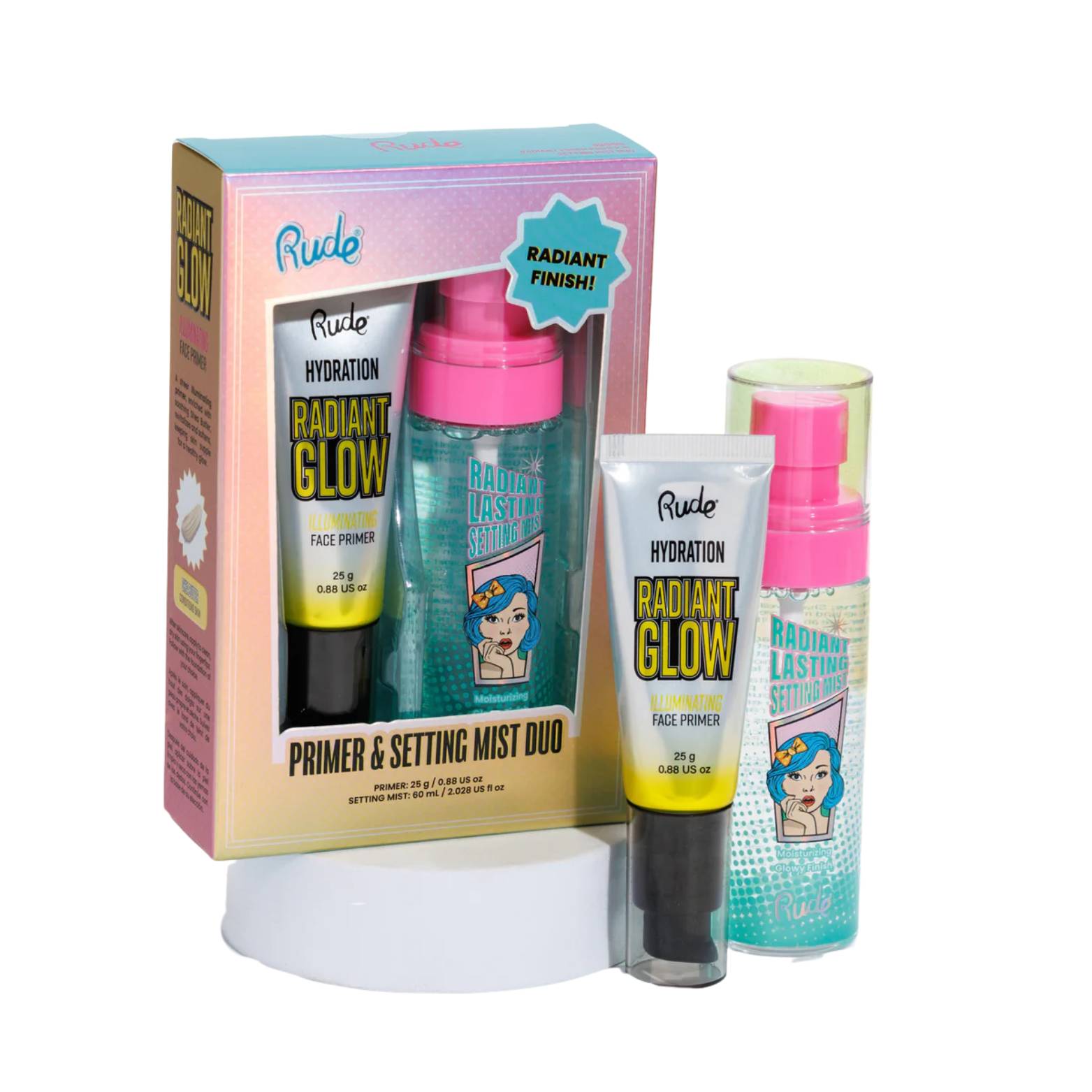 Radiant Finish Primer & Setting Mist Duo