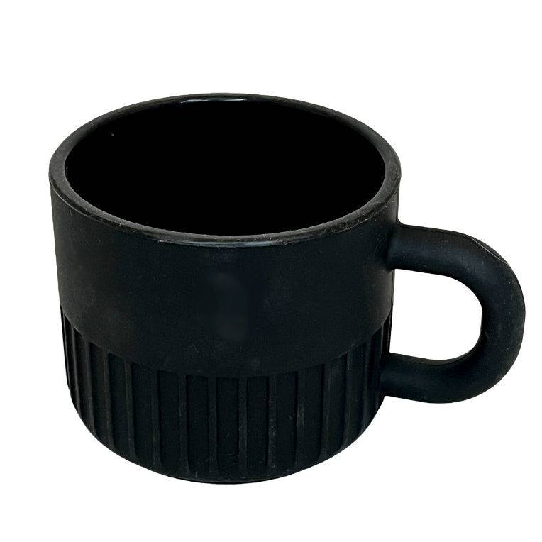 Shave Mug Black Silicon