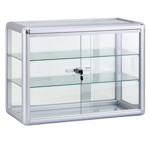 Locking Aluminum Framed Countertop Showcase