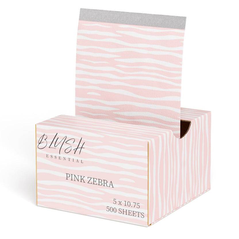 Pink Zebra Design Pop-Up Foils 5x10.75in 500 sheets
