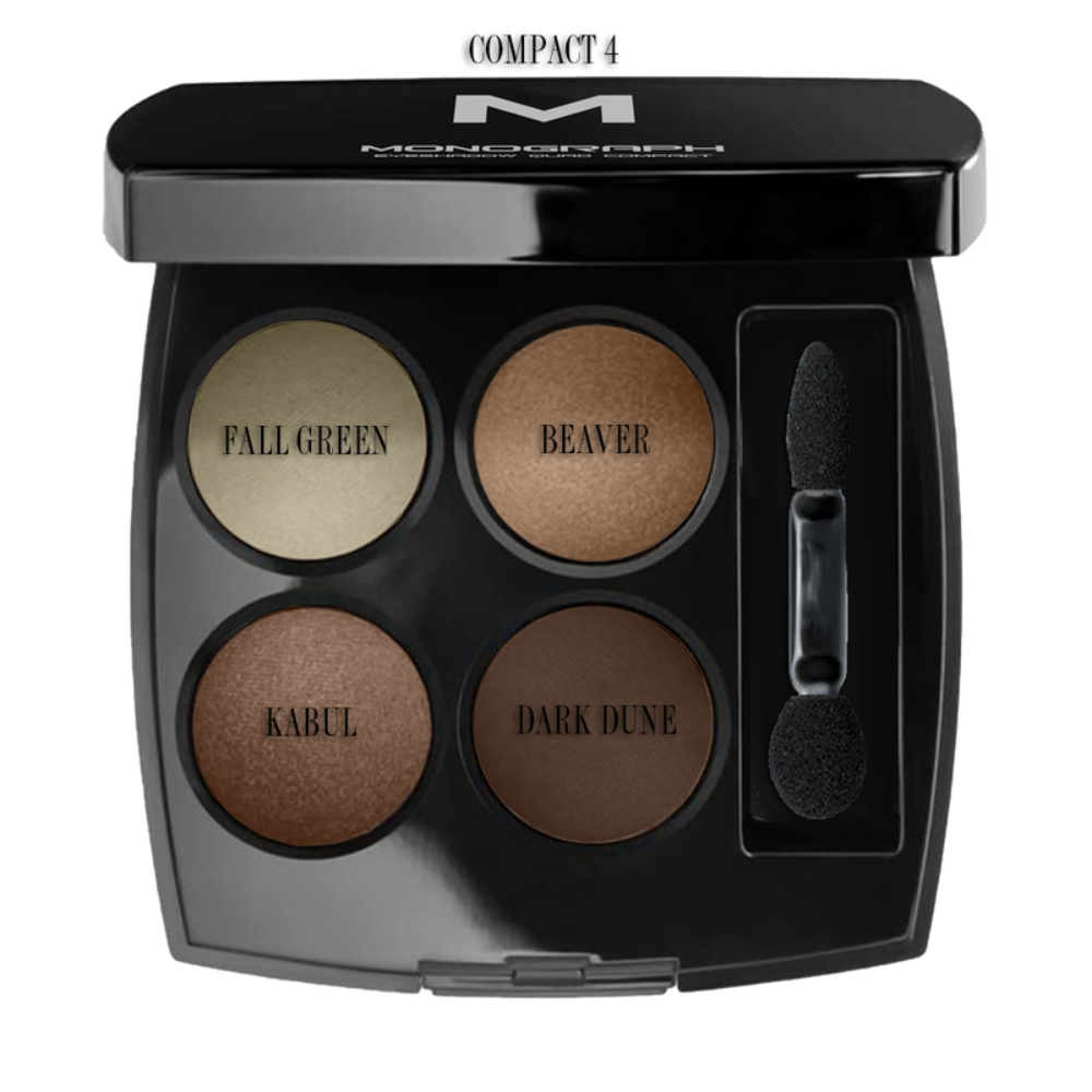 Monograph Pressed Powder Eyeshadow Quad Compact