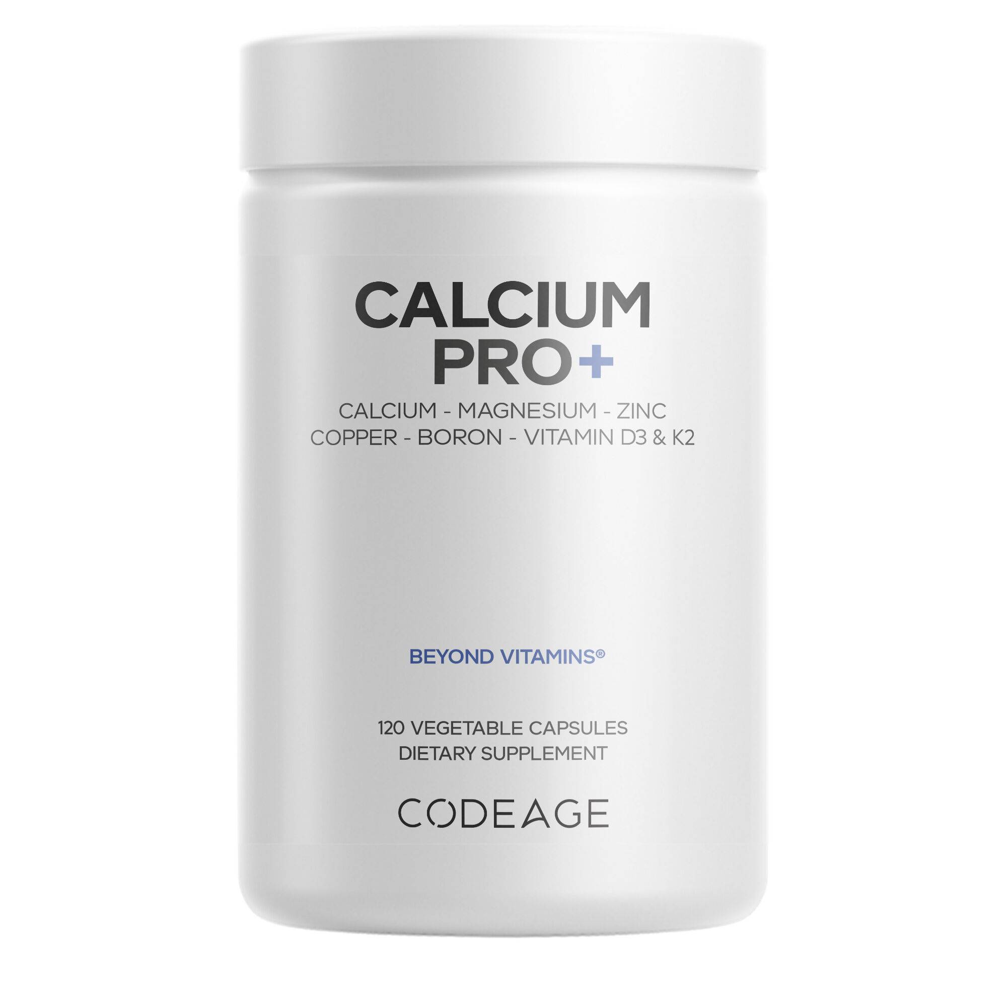 Calcium Pro+ 250mg Supplement Magnesium Zinc Copper Boron Vit D3 & K2
