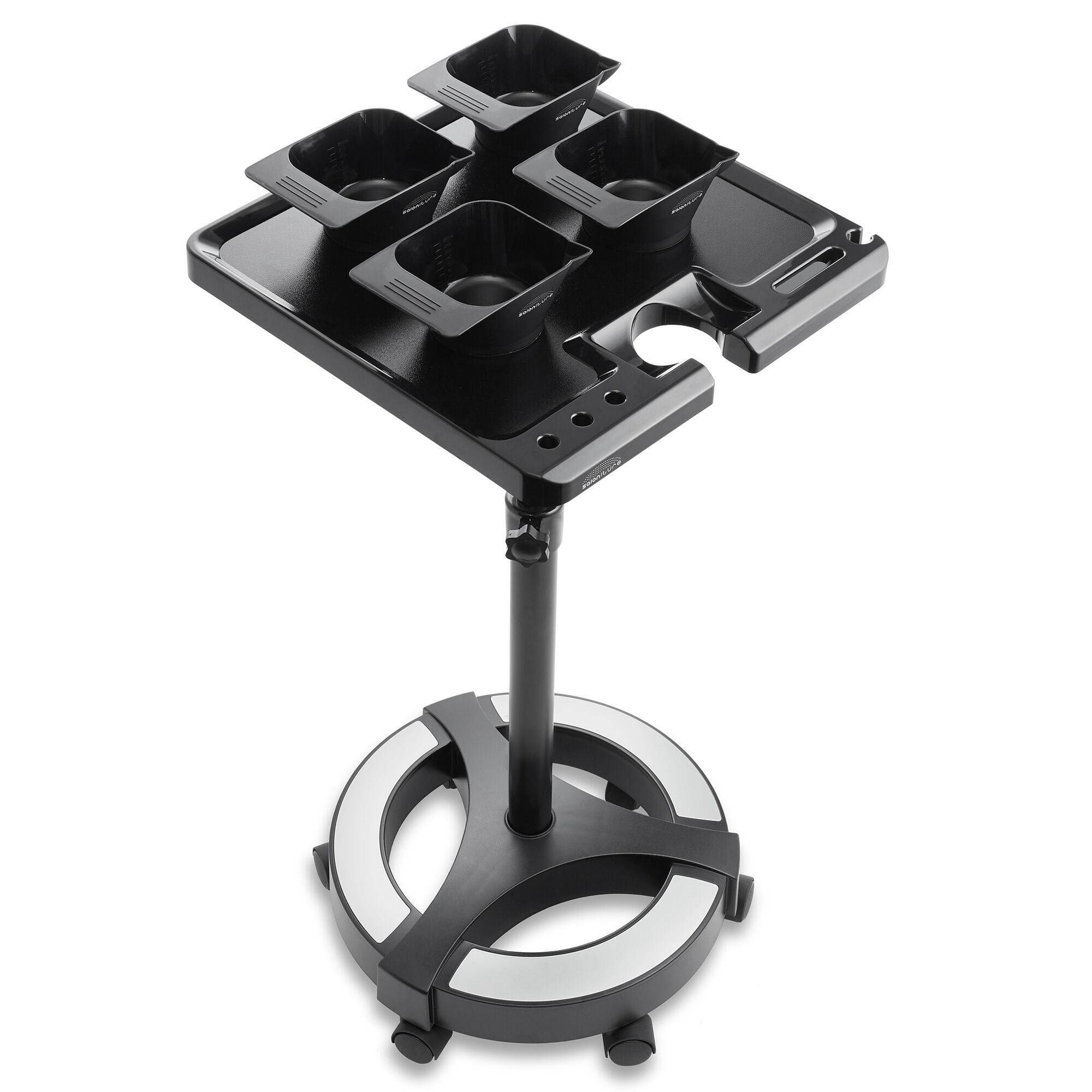 Salon Beauty Trolley Rolling Service Tray for Hair Coloring