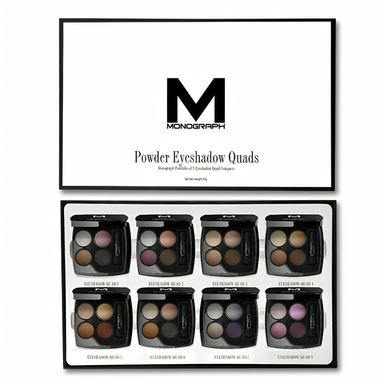 Monograph Pressed Powder Eyeshadow Quads Portfolio