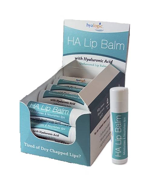 HA Lip Balm Tube 18ct Display