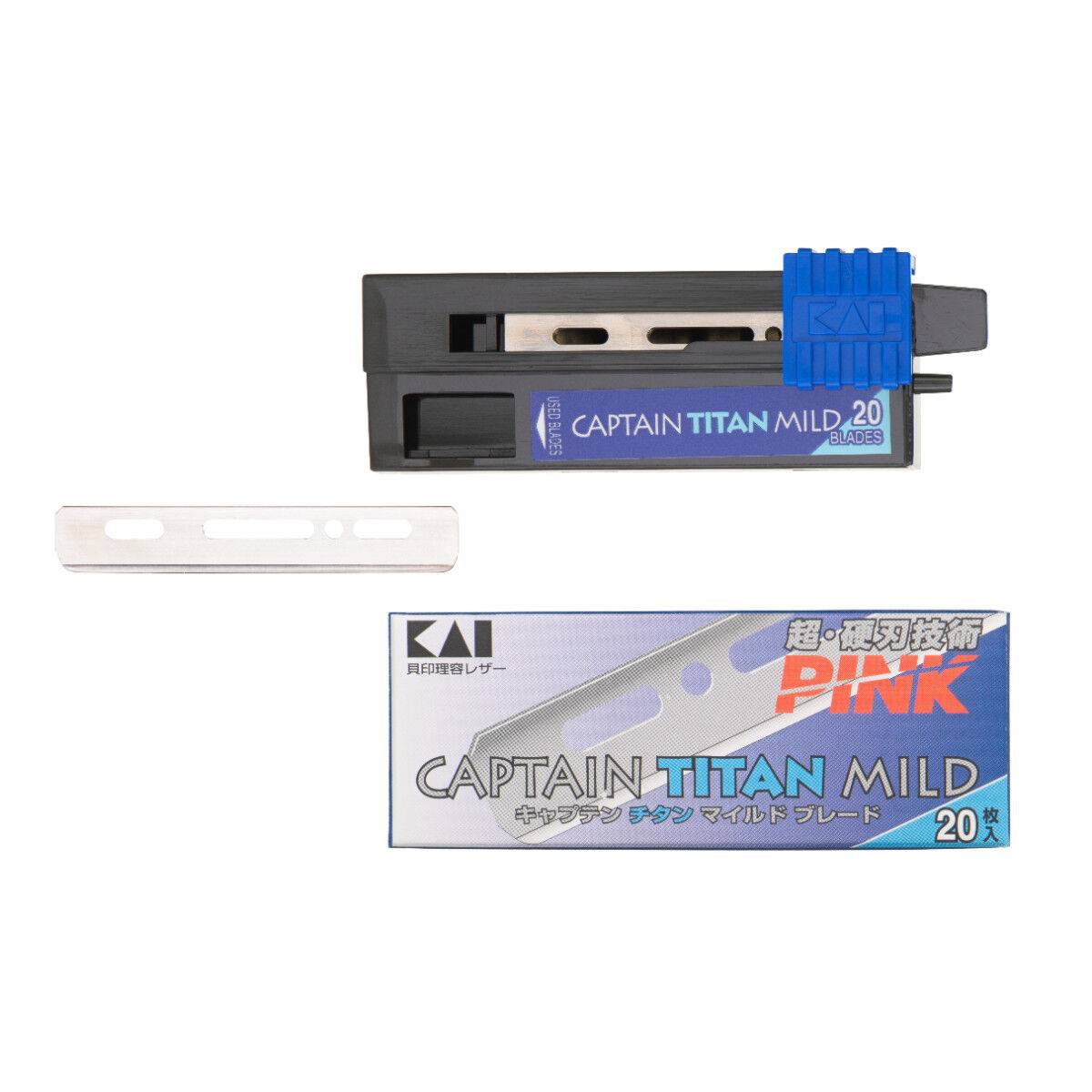 Captain Titan Mild Refill Blades 20Ct