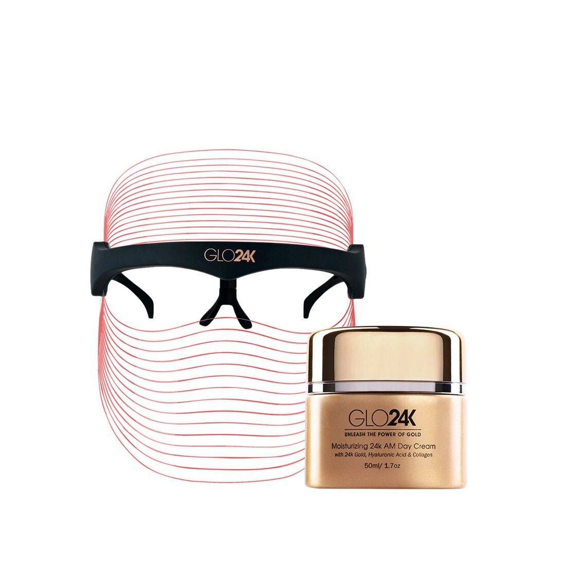 7 Color LED Beauty Mask + Day Cream.