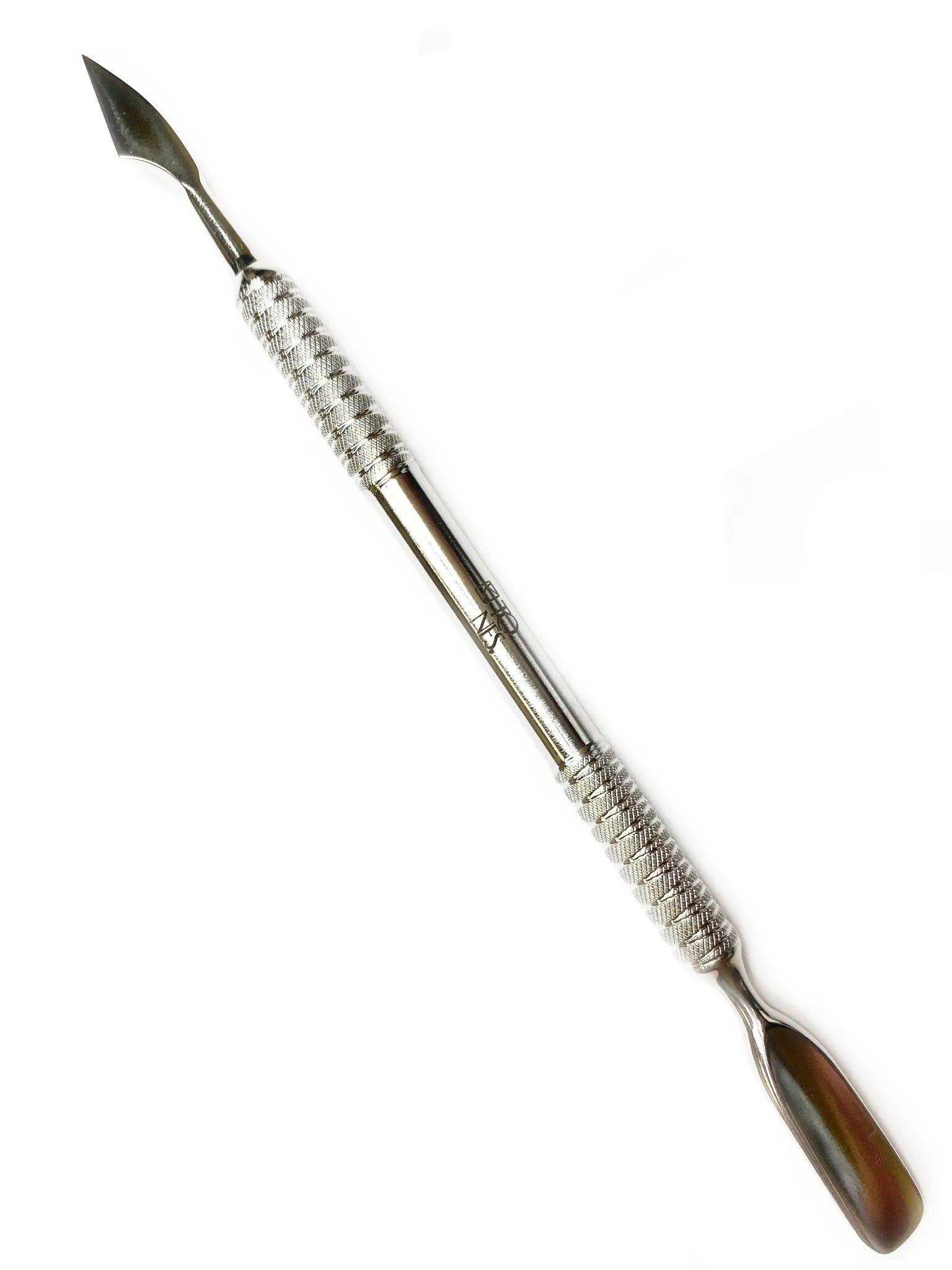 Pro Cuticle Pusher - (Rounded Pusher & Bent Blade)