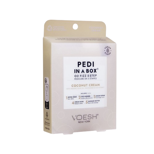 Pedi in a Box O2 Fizz 5 Step Coconut Cream