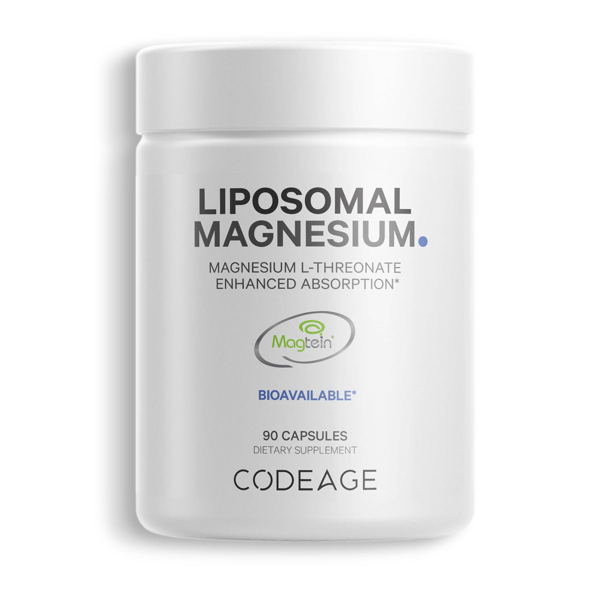 Liposomal Magnesium L-Threonate Supplement, 90 ct