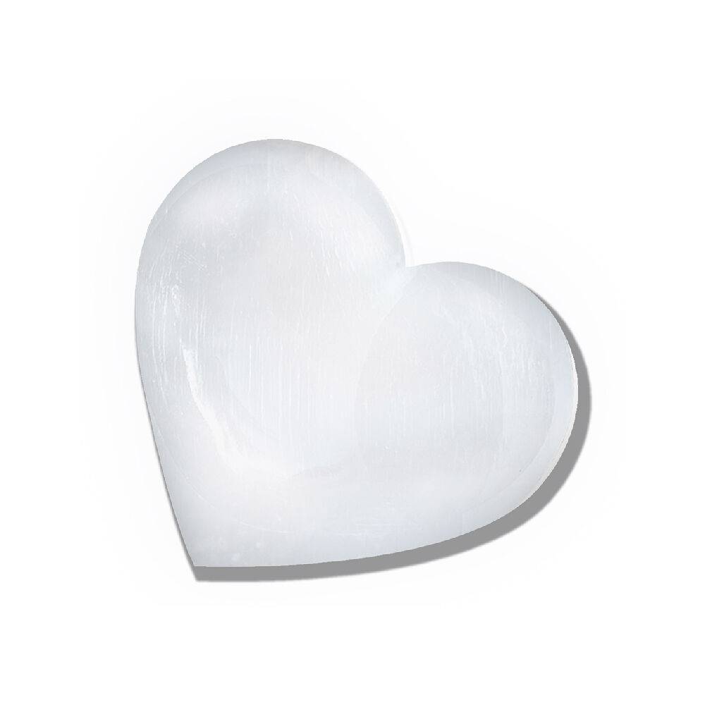 Himalayan Glow Selenite Heart Shape