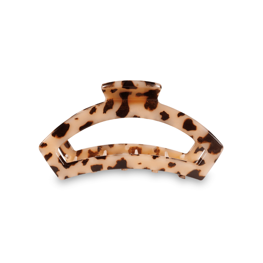 Open Blonde Tortoise Hair Clip