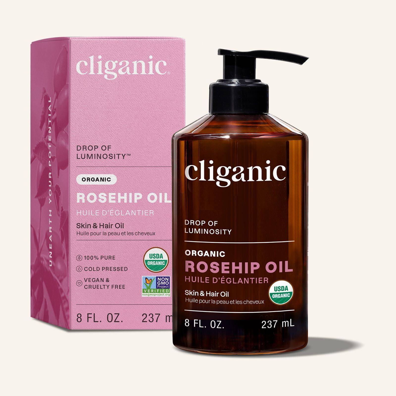 Organic Rosehip Oil - 8 oz