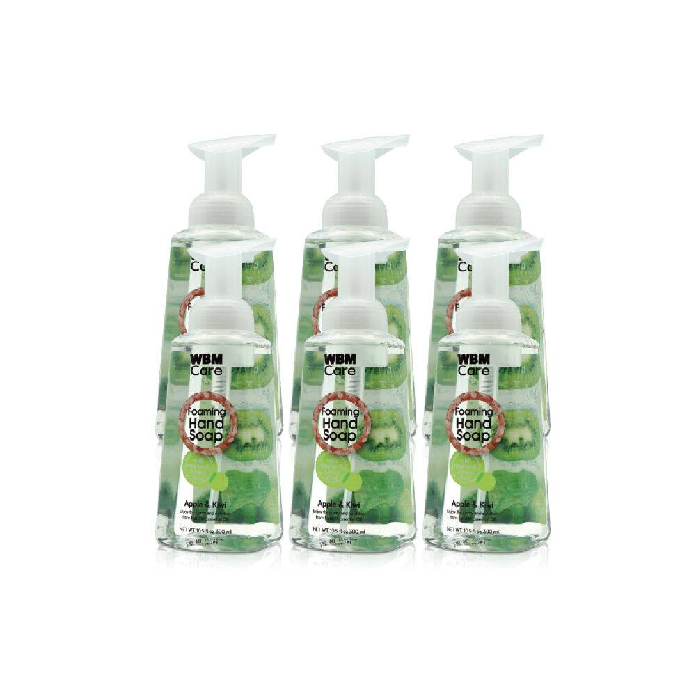 WBM Care Foaming Hand Wash, Apple and Kiwi Extract - 6 Pcs