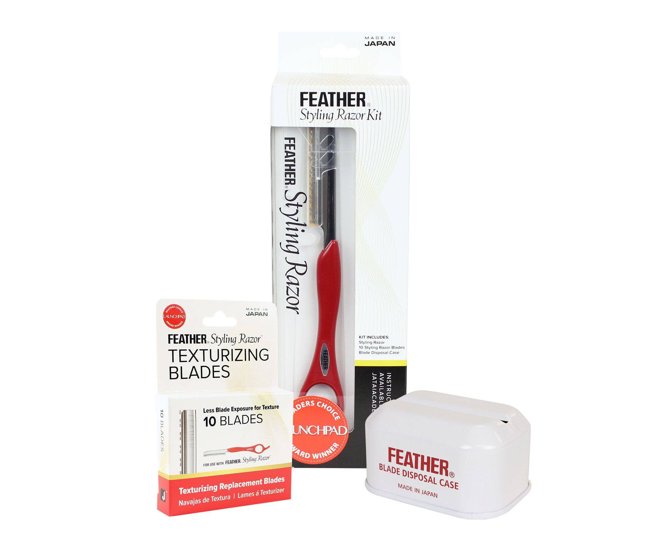 Texturizing Styling Razor Kit - Red