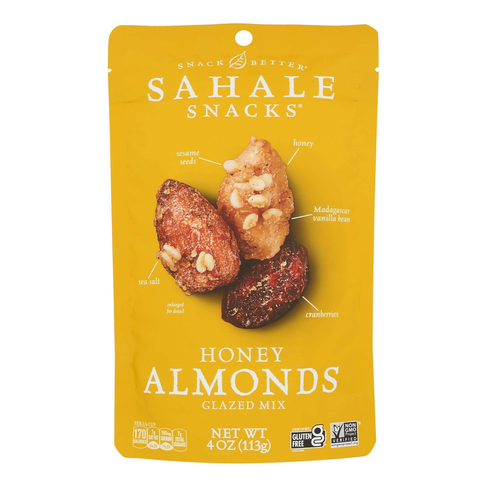 Balsamic Almonds Glazed Nuts - Case Of 6, 4 Oz