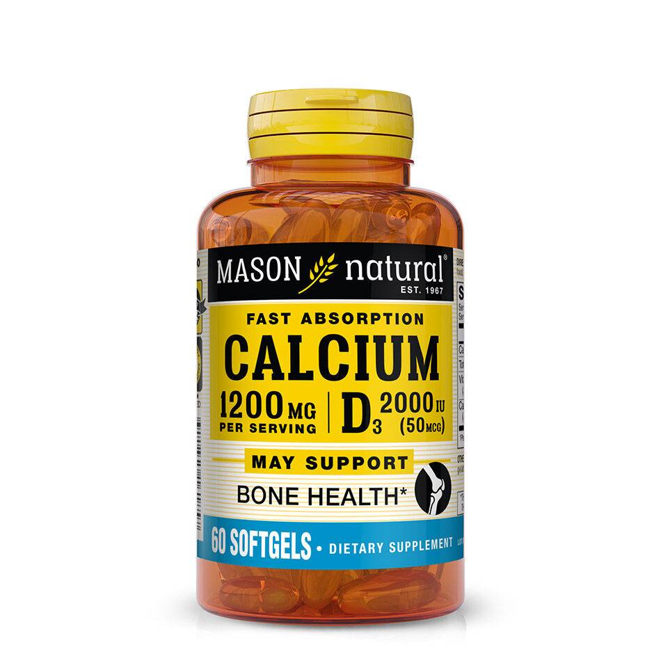 Calcium 1,200 mg with Vitamin D3 50 mcg (2,000 IU)