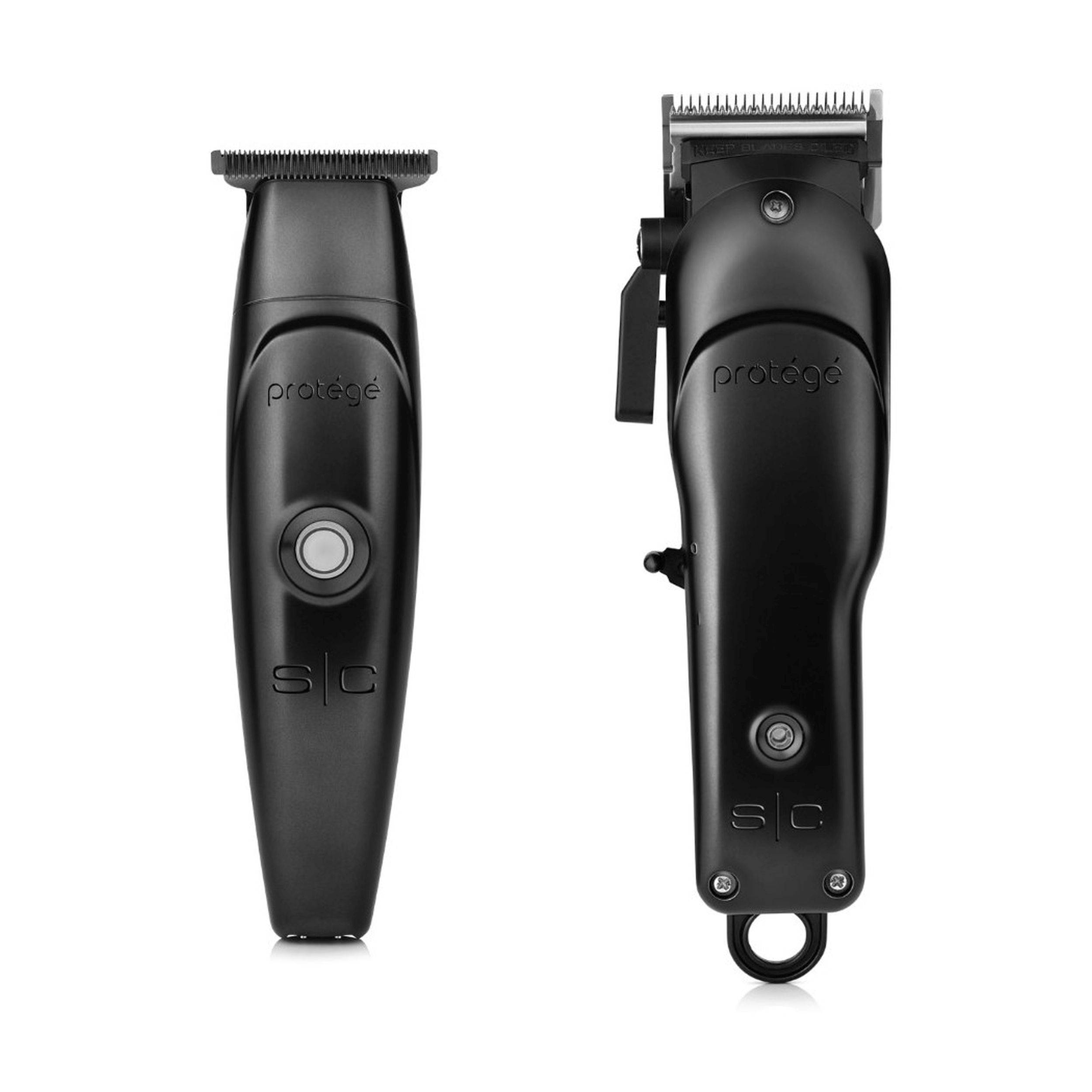 Protege Cordless Hair Clipper/Trimmer Combo, Matte Metallic Black