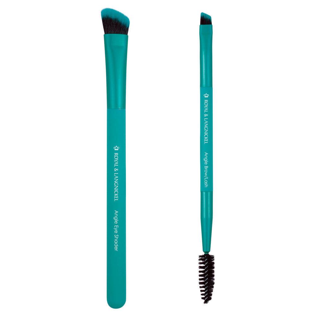 EZGlam Duo Makeup Brushes - Beautiful Brows