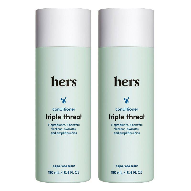 triple threat hair thickening conditioner 2 pack 12.8 fl oz