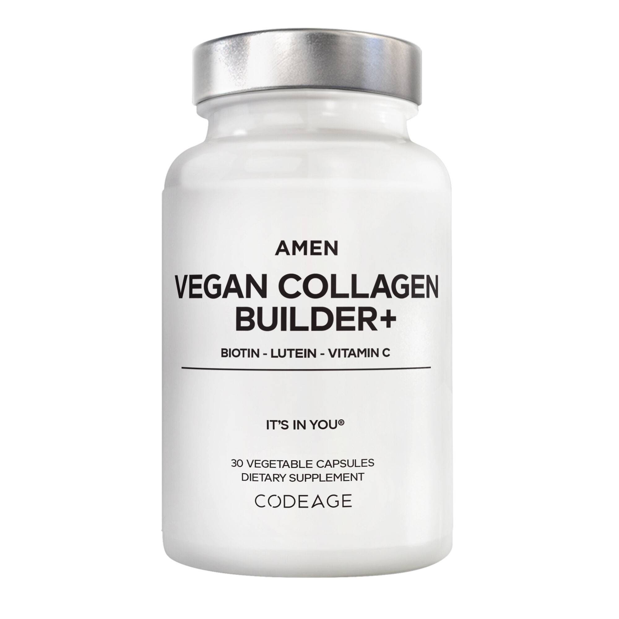 Amen Plant-Based Vegan Collagen Builder Supplement Organic Whole Foods