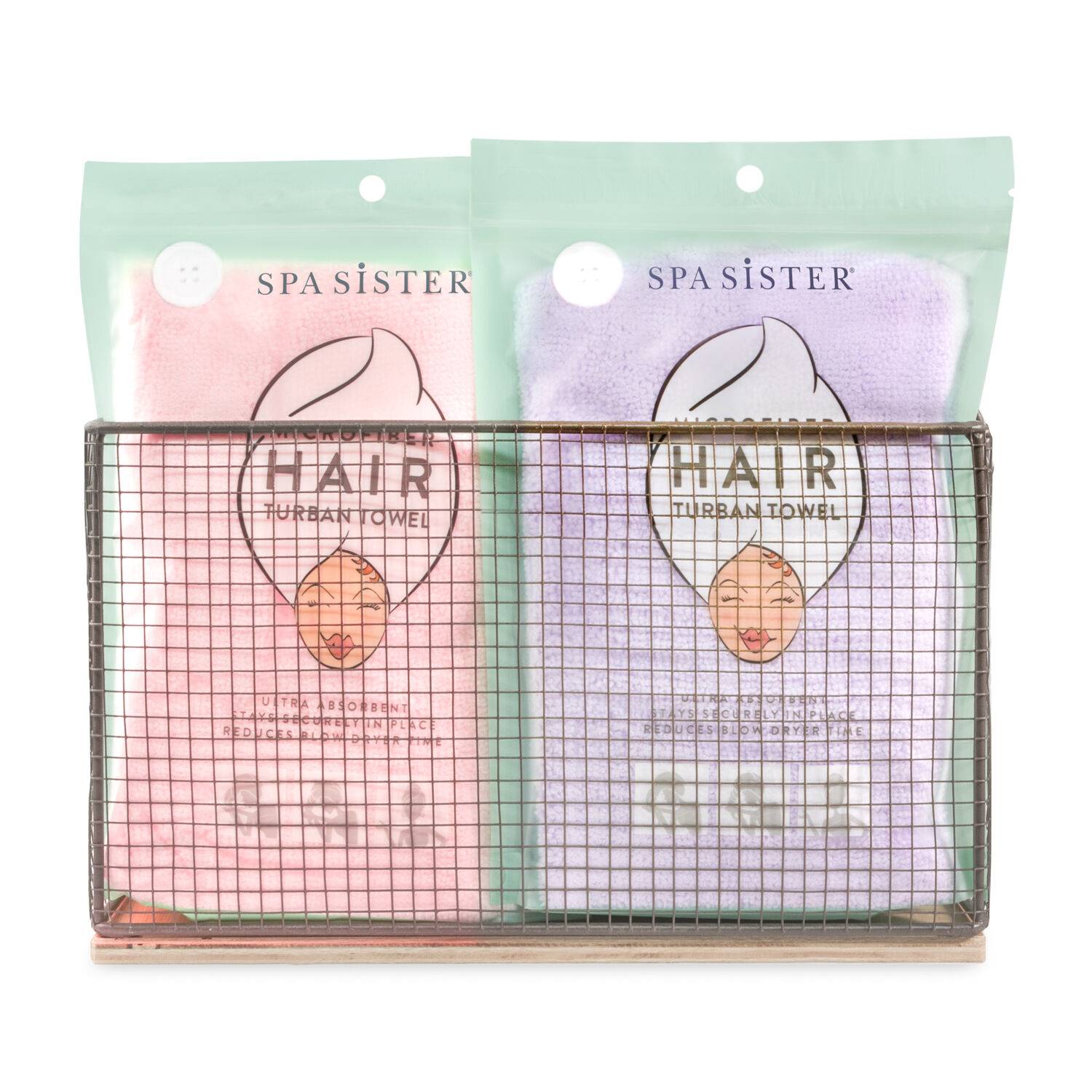 Spa Hair Turban Towel Display 20 ct.