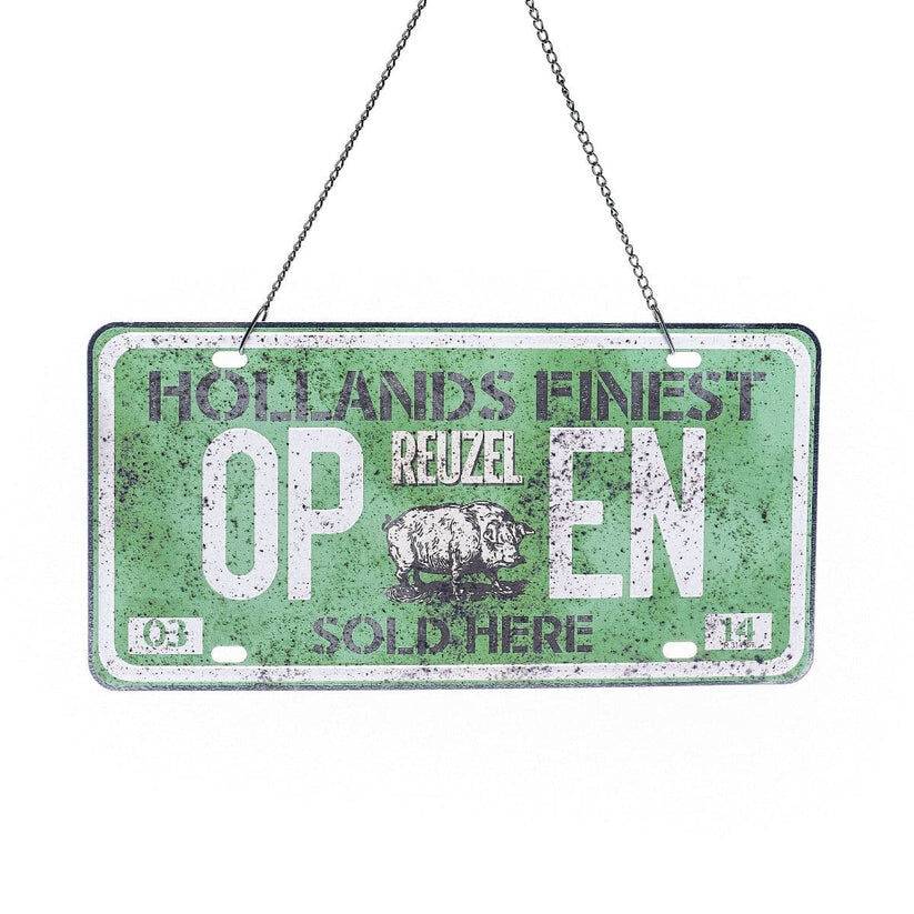 Open/Close License Plate