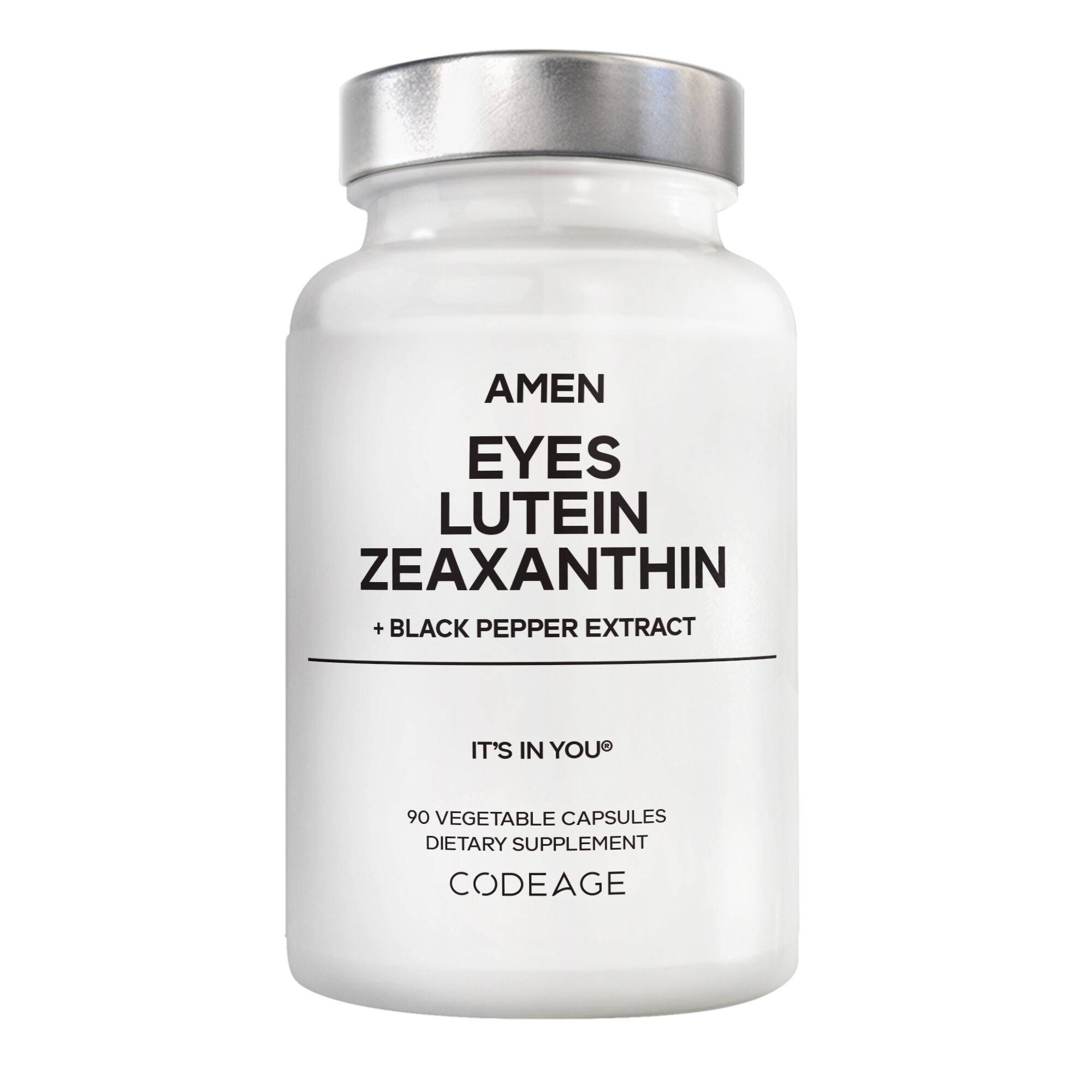 Amen Eyes Lutein Zeaxanthin Supplement from Marigold Extract -Eye Care