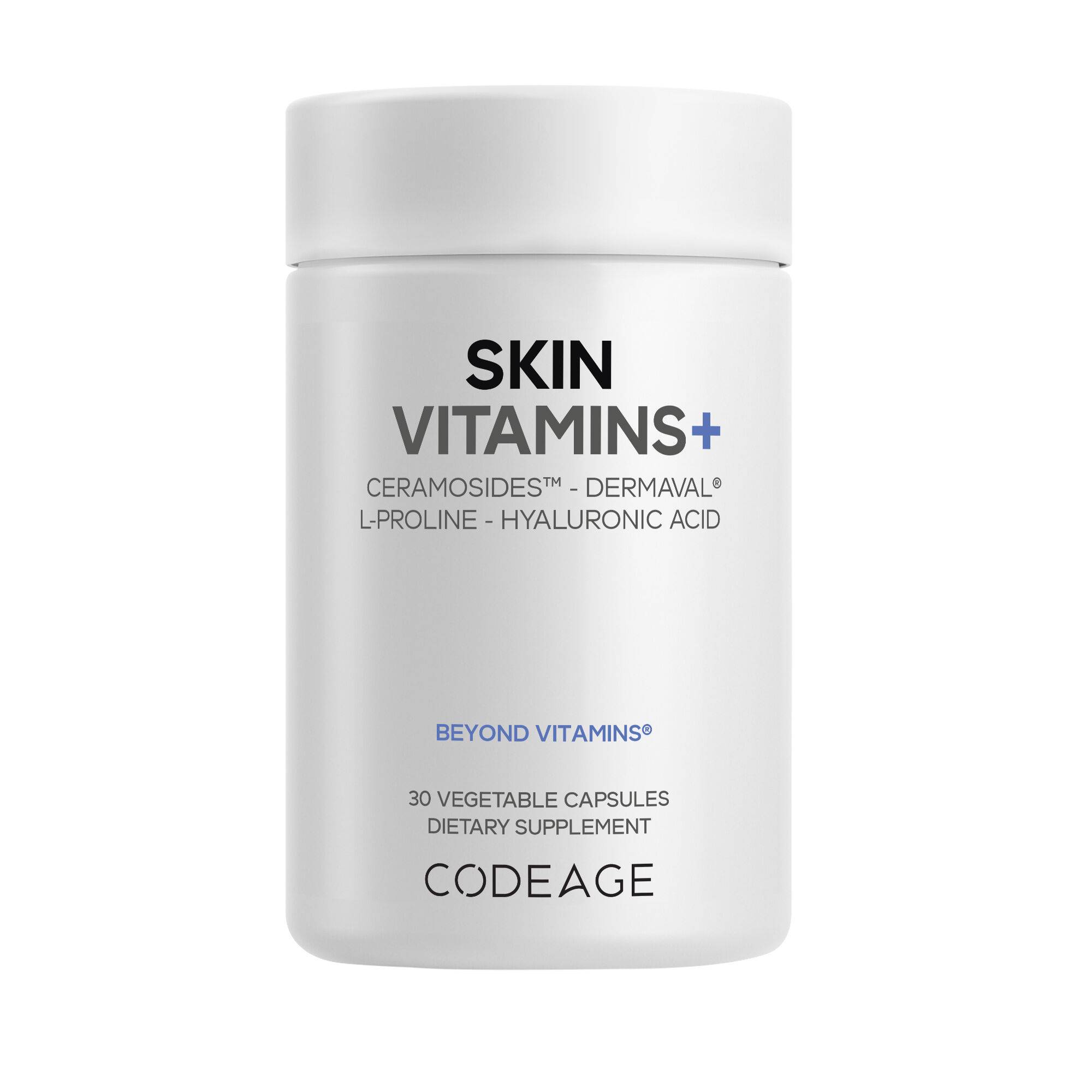 Skin Vitamins+ Supplement - Skin Elasticity Wrinkle & Moisture Support