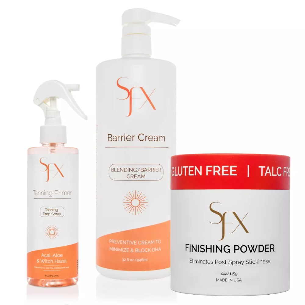 Spray Tan Prime & Glow Trio