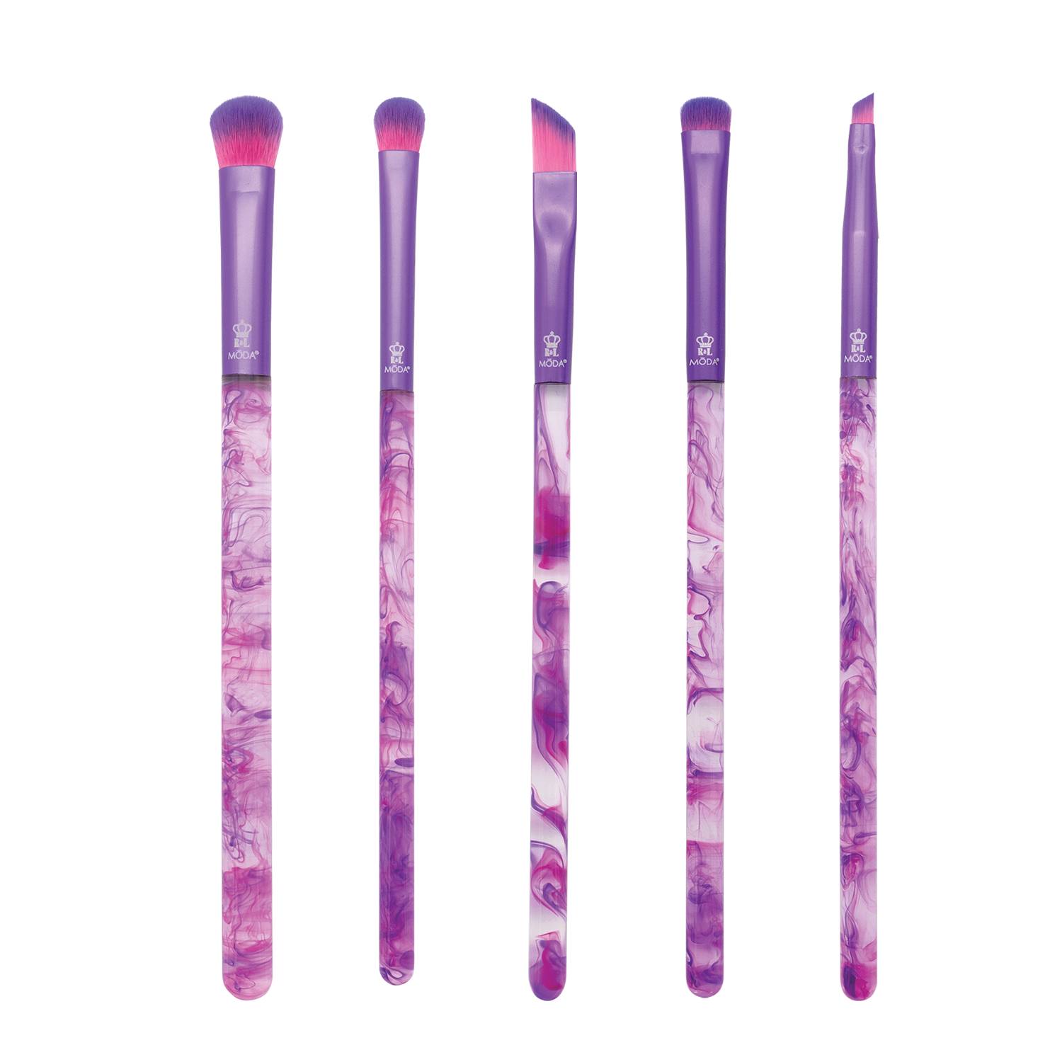 Purple Smoke Show 5pc Eye Makeup Brush Kit
