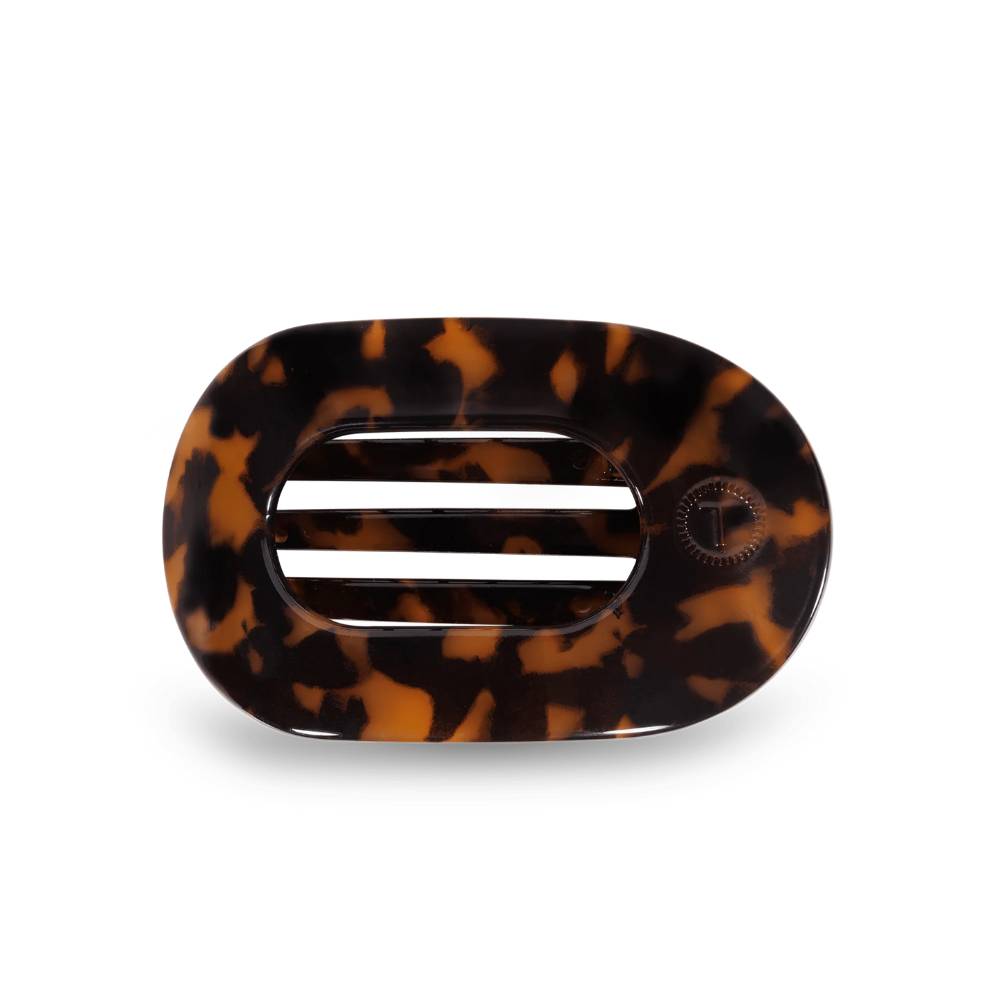Flat Round Tortoise Hair Clip