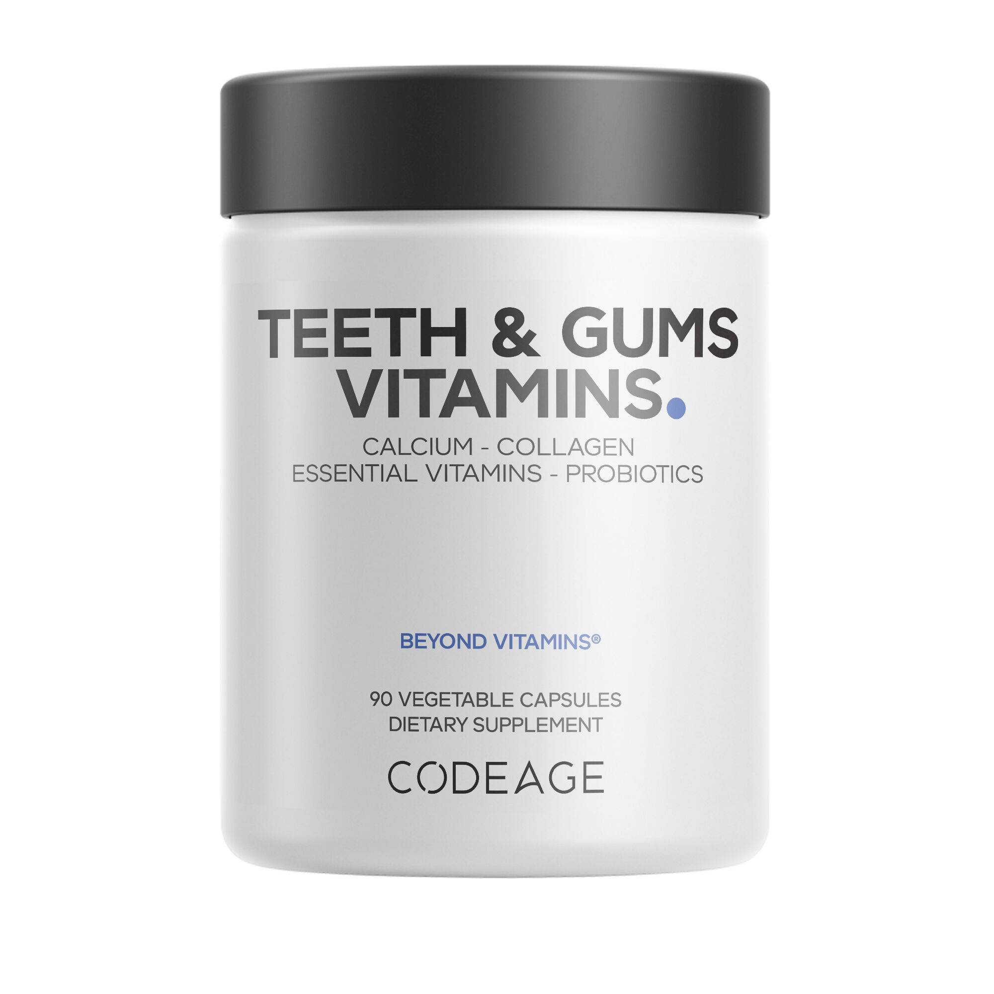 Teeth & Gums Vitamins+ Oral Care & Dental Collagen Calcium Probiotics