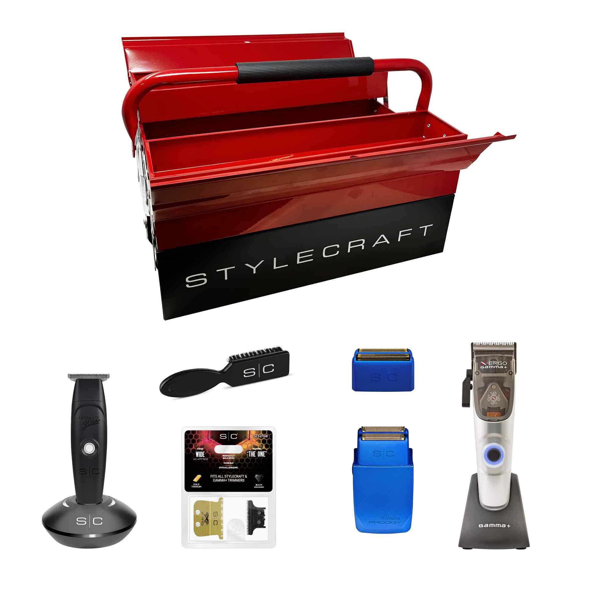 StyleCraft Tool Box with Clipper, Trimmer, Shaver (Included)