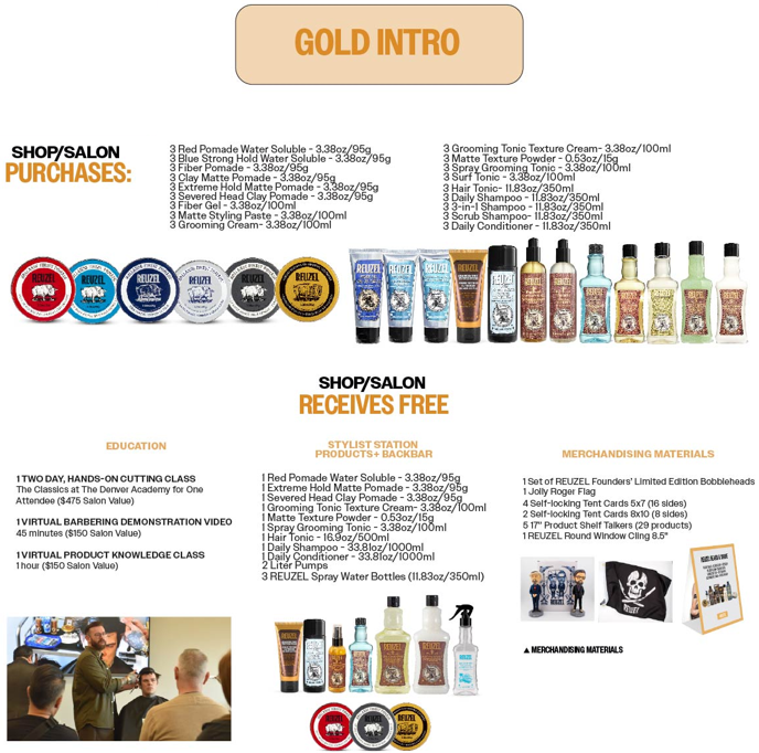 Gold Salon Intro Kit