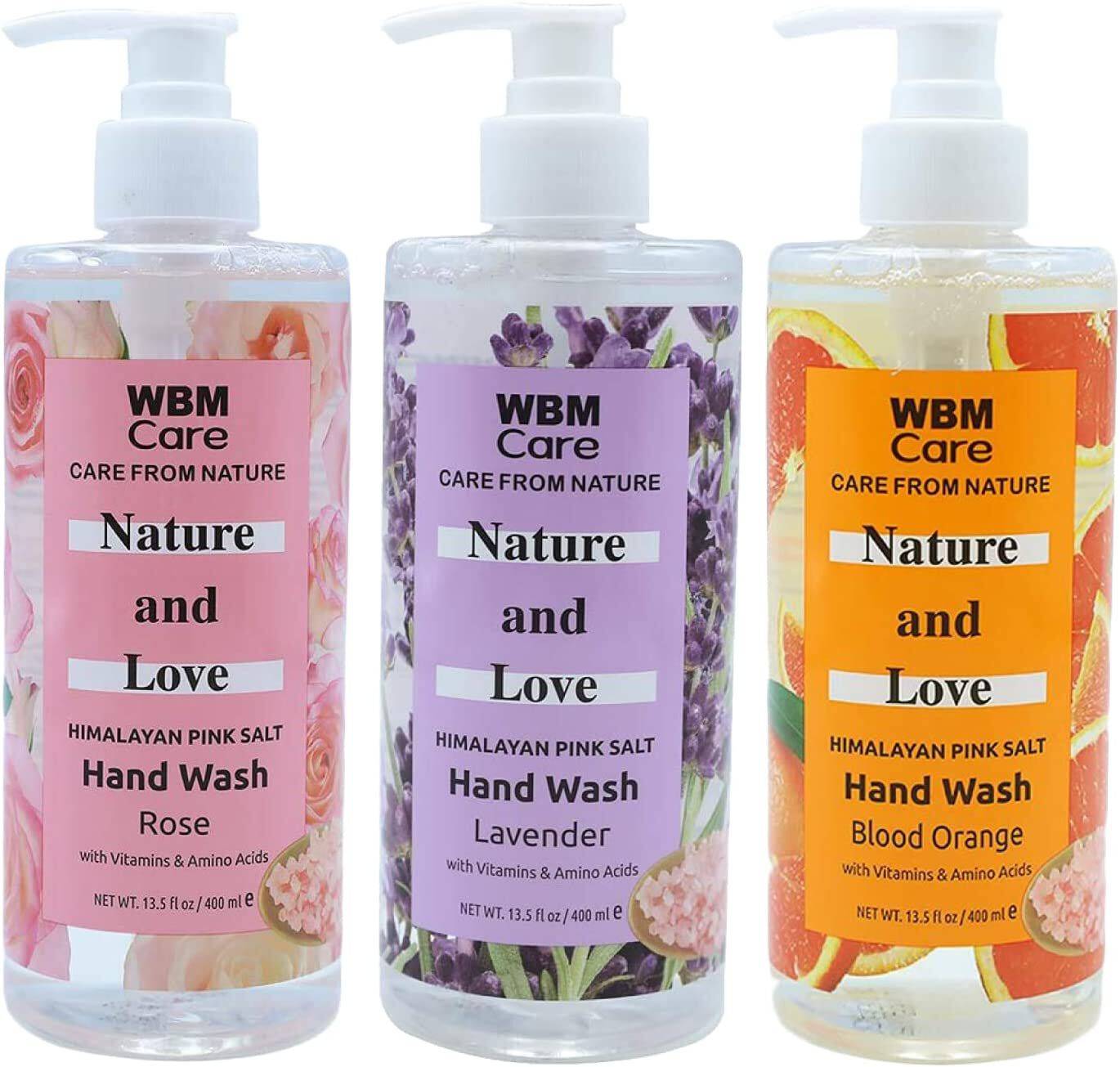 WBM Care Love & Nature Hand Soap - Pack of 3
