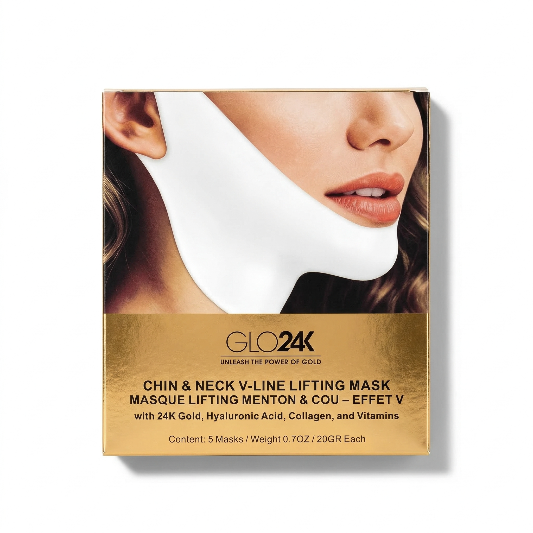 Chin & Neck V-line Lifting Mask (Pack of 5)