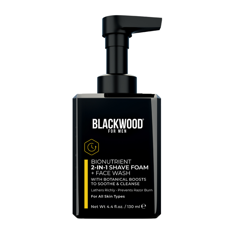 BioNutrient 2-in-1 Shave Foam + Face Wash 4 oz