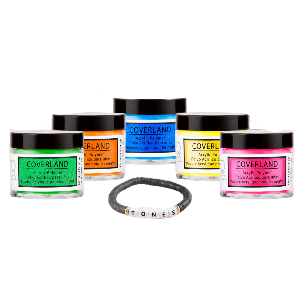Coverland Acrylic Powder Collection - The Golden Glitter Era