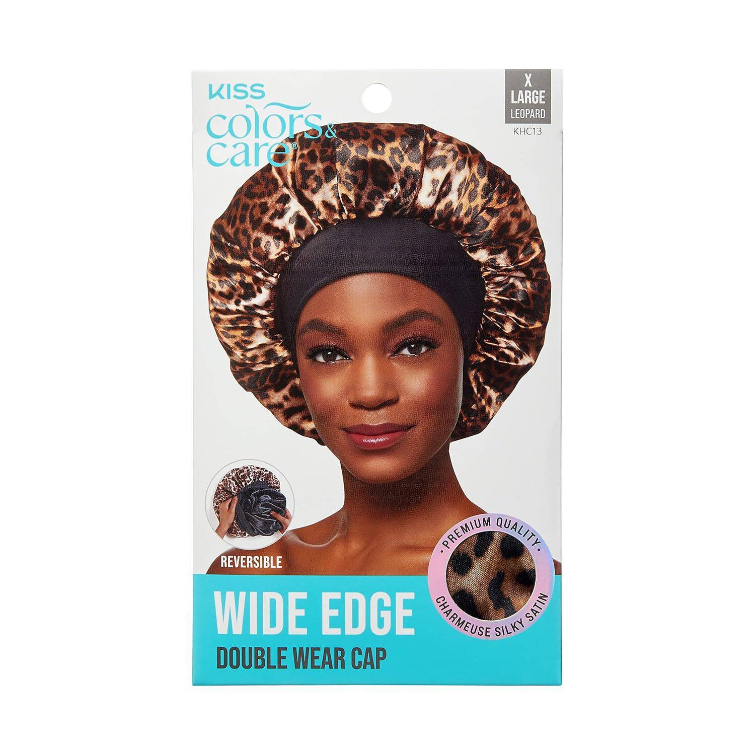 Colors & Care Silky Satin Wide Edge Double Wear Cap (2 Pack)